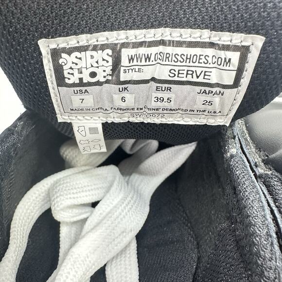 OSIRIS Serve OG Abel Creation Skull Top Hat Skater Shoes Men’s Size 7 US (New)